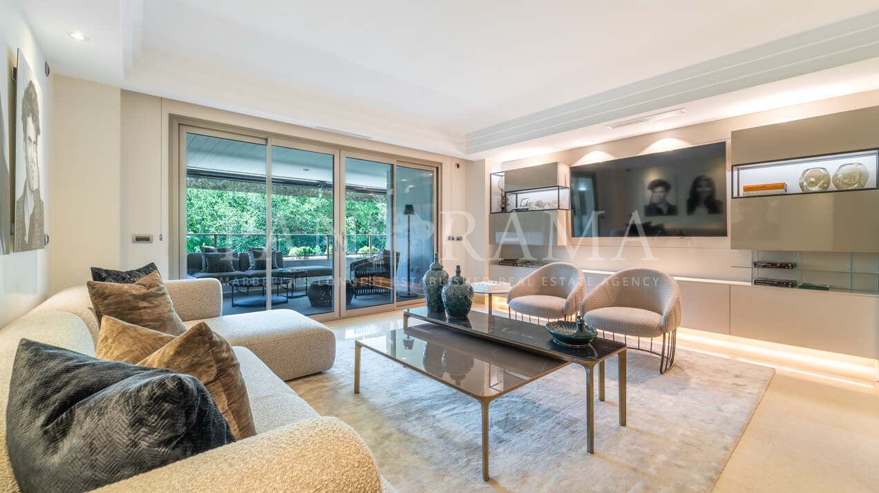 Apartamento de lujo en Jardines del Príncipe, en una zona ideal de la Milla de Oro de Marbella