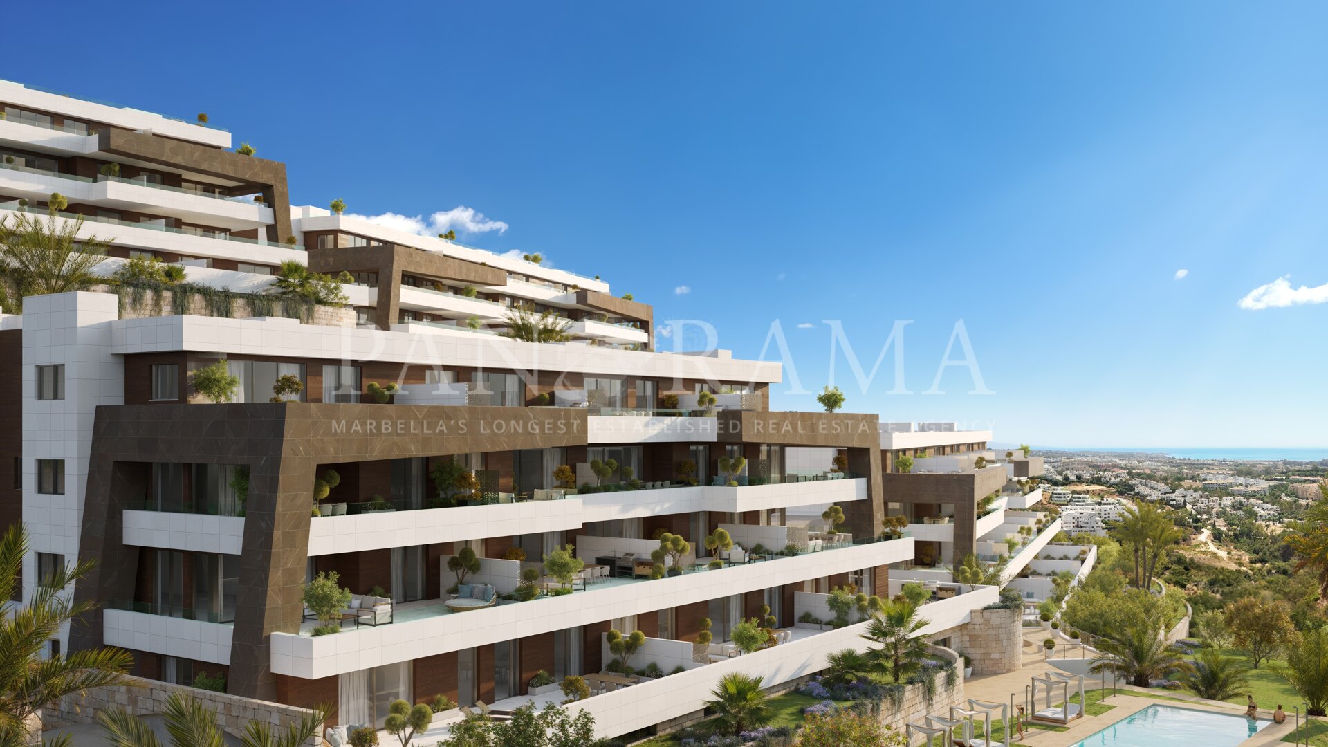 Elegant 4-bedroom ground floor apartment with expansive terrace and southwest orientation