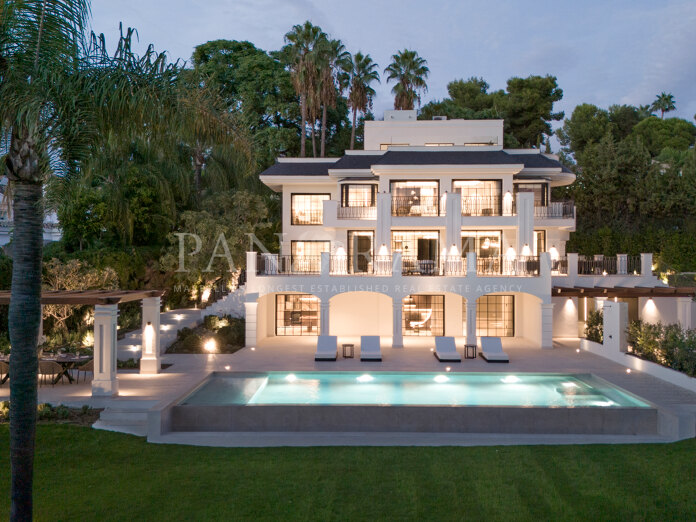 Villa Milan, een buitengewone eigendom in het hart van de prestigieuze Golfvallei van Nueva Andalucía