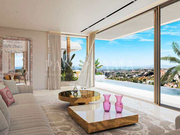 Villa emblématique à Nueva Andalucía, Marbella, offrant un style et une intimité inégalés