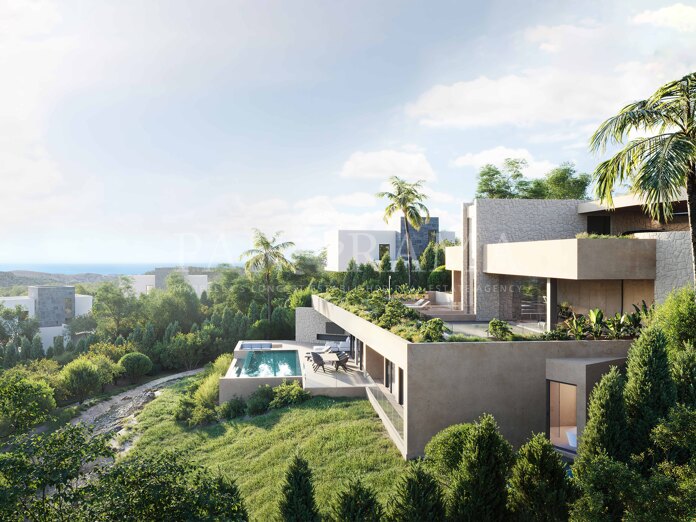 Turnkey project van een villa in Montemayor in een beveiligde gemeenschap