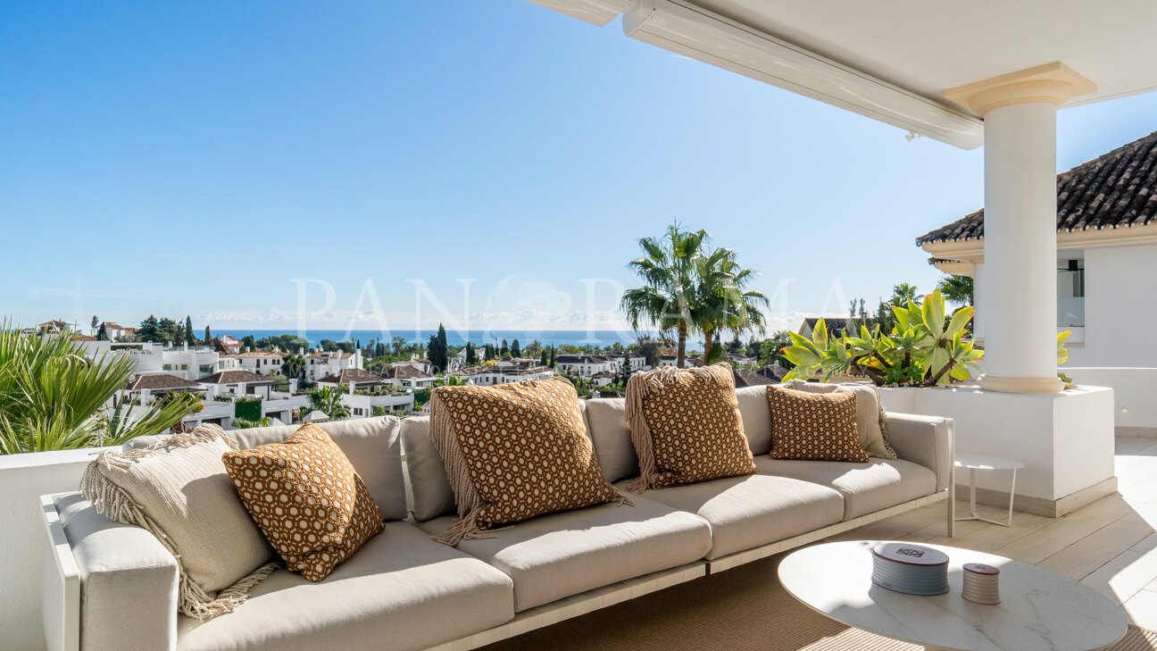 Impresionante ático dúplex con increibles vistas y exquisita decoración en Monte Paraíso