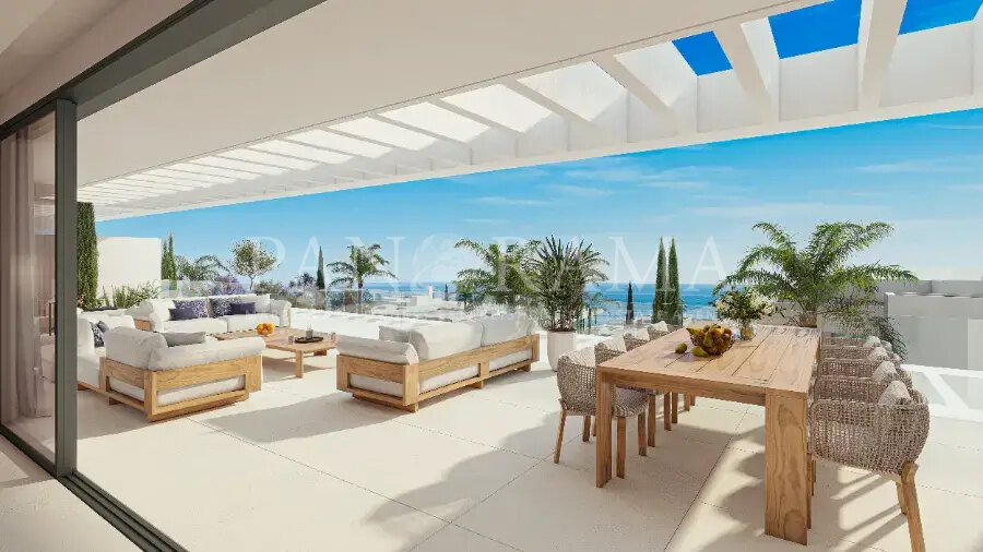 Appartement de 2 chambres dans un nouveau projet près du golf et de la plage