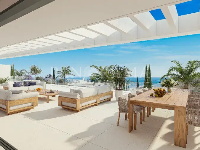 Apartamento de 2 dormitorios en una nueva promoción cerca del campo de golf y la playa
