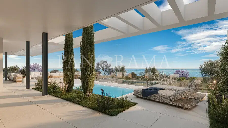 Halfvrijstaande villa’s in aanbouw in Oost-Marbella, dicht bij stranden en het stadscentrum