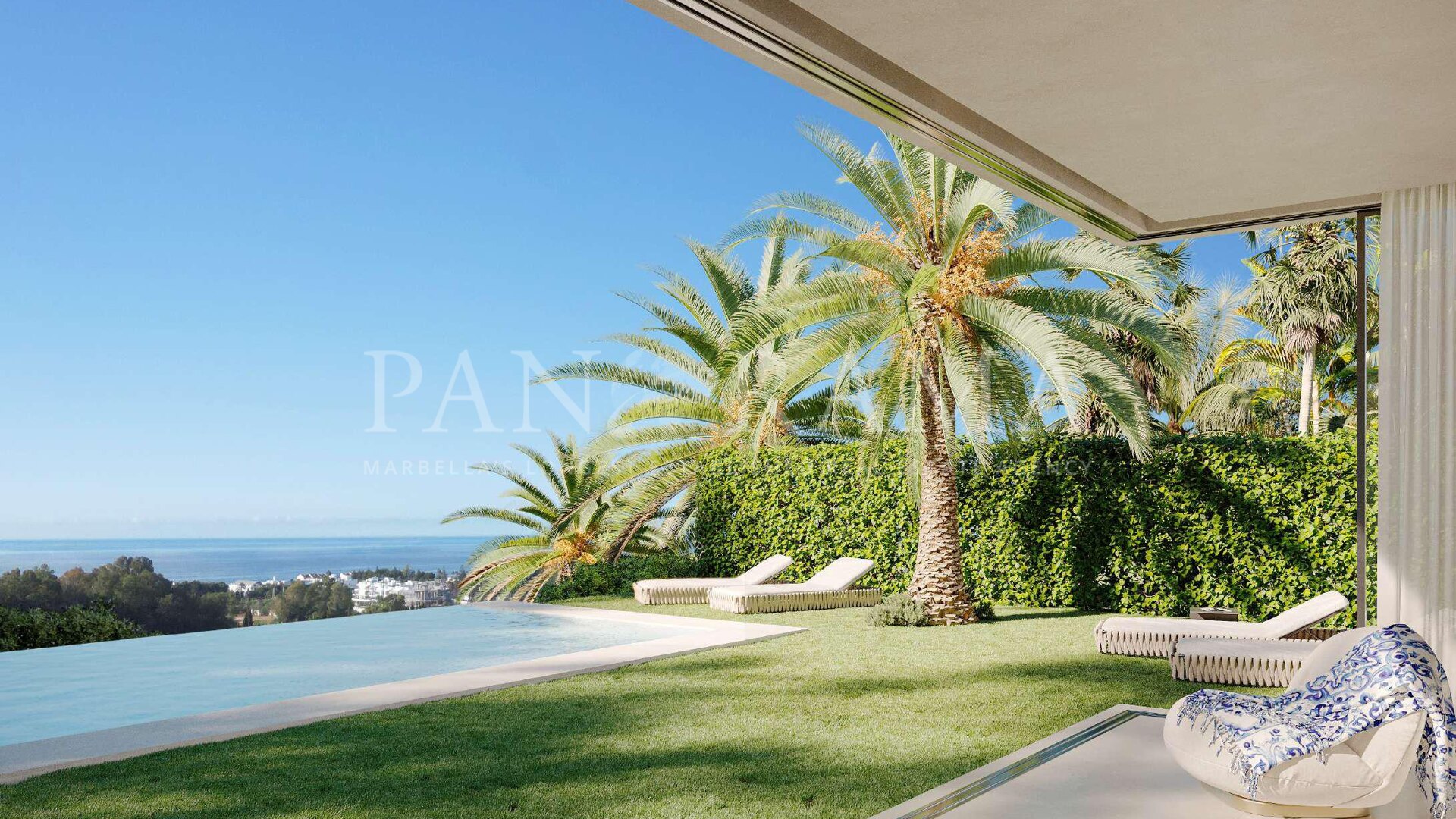 Duplex-penthouse de luxe avec piscine privée dans un complexe design Dolce and Gabanna