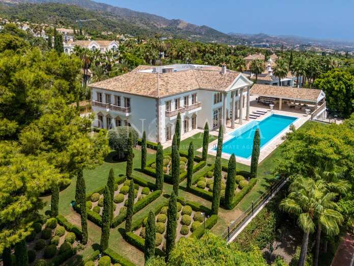 Villa Sinfonía - Uitzonderlijk trophy landgoed op een zeldzaam dubbel perceel in Sierra Blanca, met prachtig open uitzicht