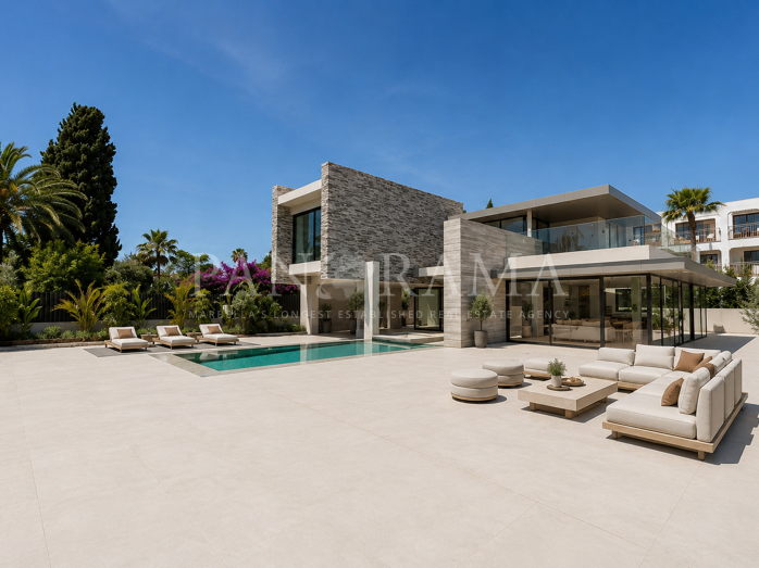 Newly built contemporary 8 bedroom villa in Cortijo Blanco