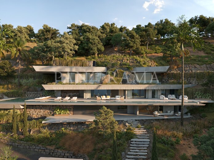 Villa Orion: Where contemporary architecture meets the Mediterranean horizon, in Real de la Quinta