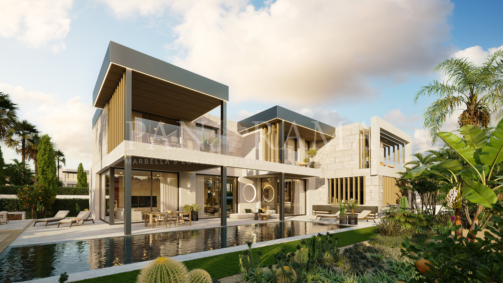 New contemporary villas in El Paraíso with sea views & nearby amenities