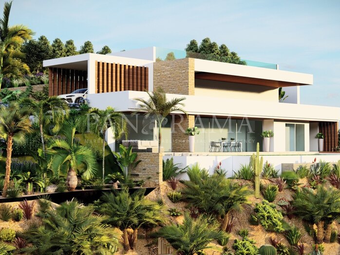 Baugrundstück mit Lizenz für eine moderne Villa in Elviria Hills