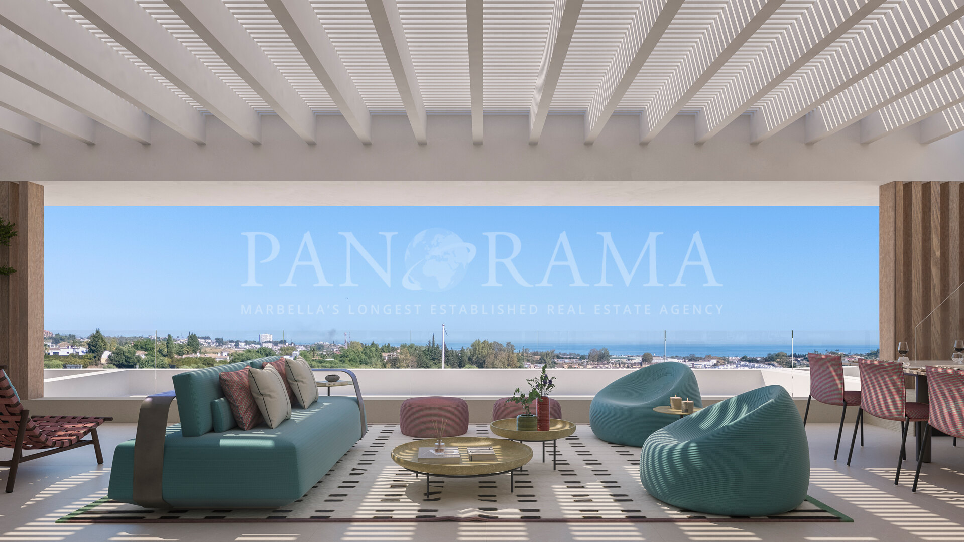 New duplex penthouse apartment with sea views in Puerto de Los Almendros, Benahavís