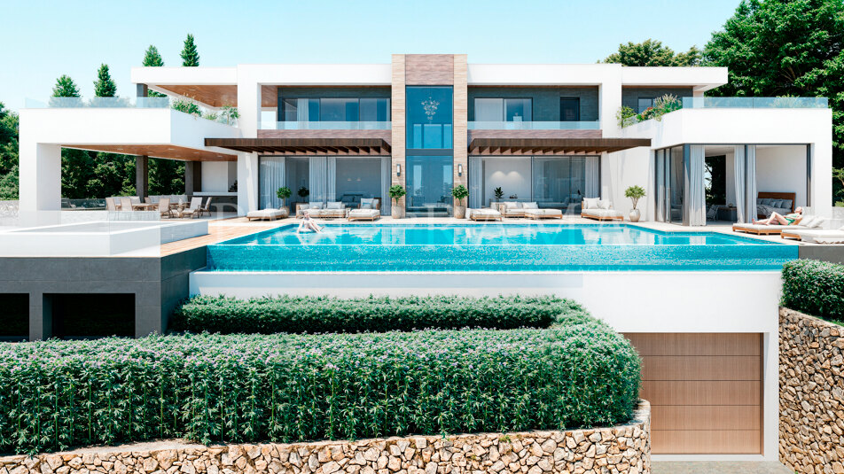 Villa Mia in Las Brisas: A Rare New-Build Opportunity with Sea and La Concha Views