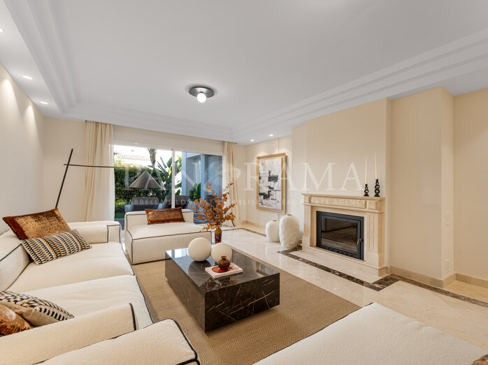 Elegante, erhöhte Erdgeschosswohnung in Sierra Blanca, Goldene Meile