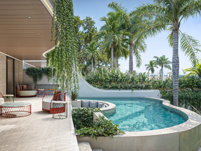 Ultra luxury duplex garden apartment with private pool in Aída, a boutique community steps to Puente Romano