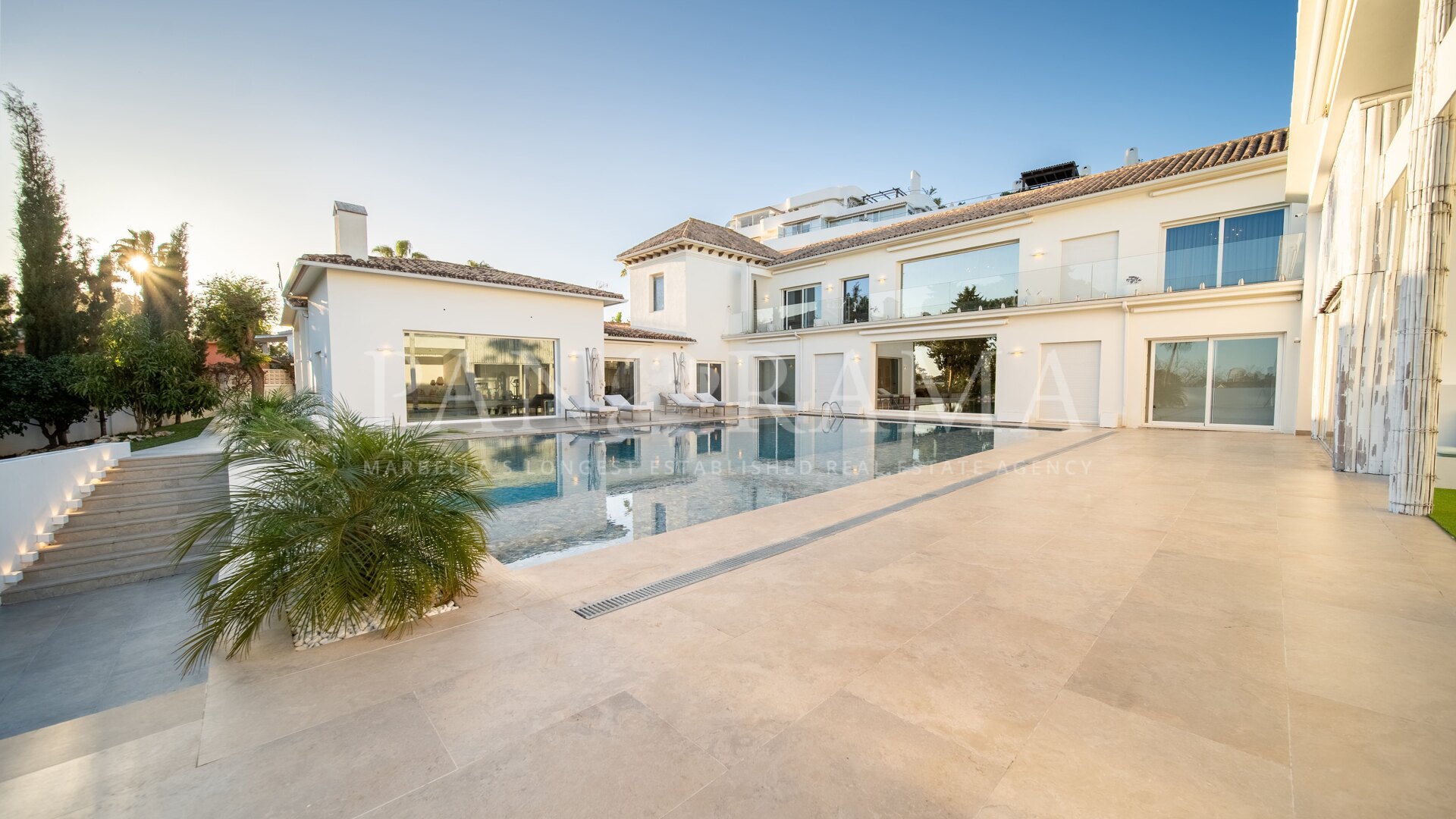 Atemberaubende Luxusvilla in Guadalmina Alta mit großem Grundstück
