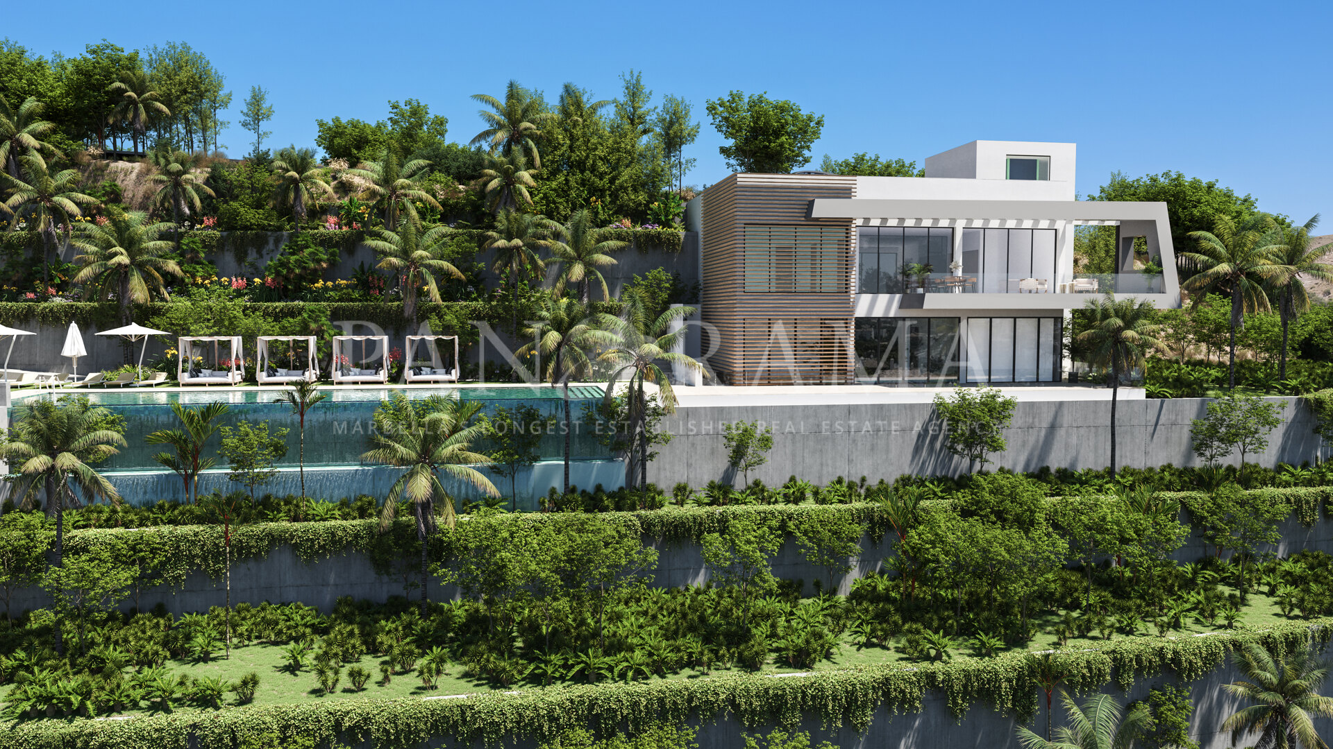 Neue, wellnessorientierte Wohnanlage mit Stadthäusern in Elviria