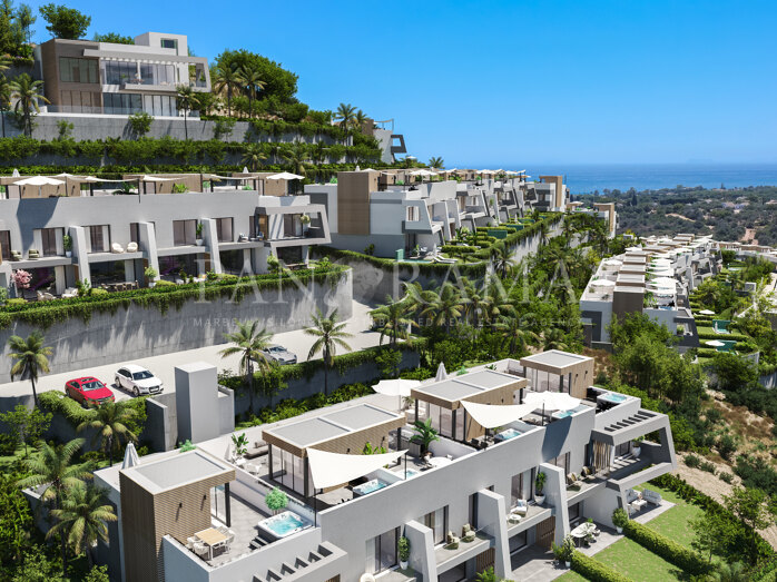 Zeitgenössische Villen mit Panoramablick in Elviria, Marbella