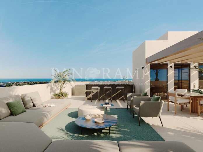 Villas independientes a estrenar con piscinas privadas cerca de la playa de San Pedro Alcántara