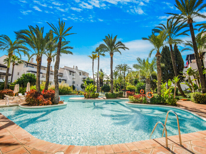 Apartamento de 1 dormitorio en Puente Romano Beach Resort, Milla de Oro de Marbella