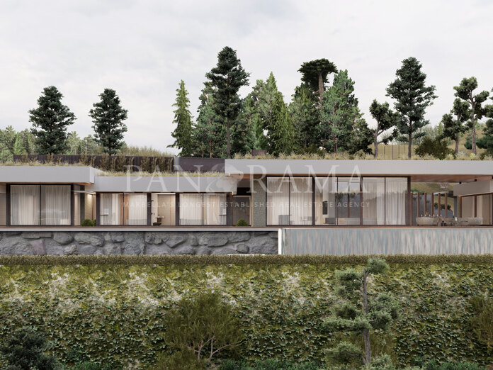 Prachtig perceel met project en panoramisch zeezicht in Monte Mayor, Benahavís.