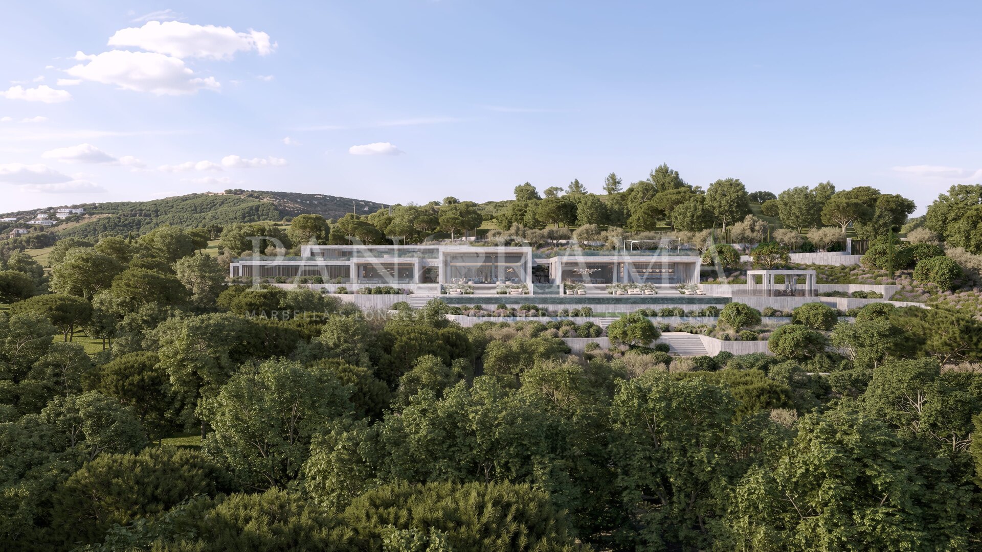 Projet clé en main d'une somptueuse villa offrant des vues panoramiques sur la mer, située dans La Reserva, à Sotogrande.