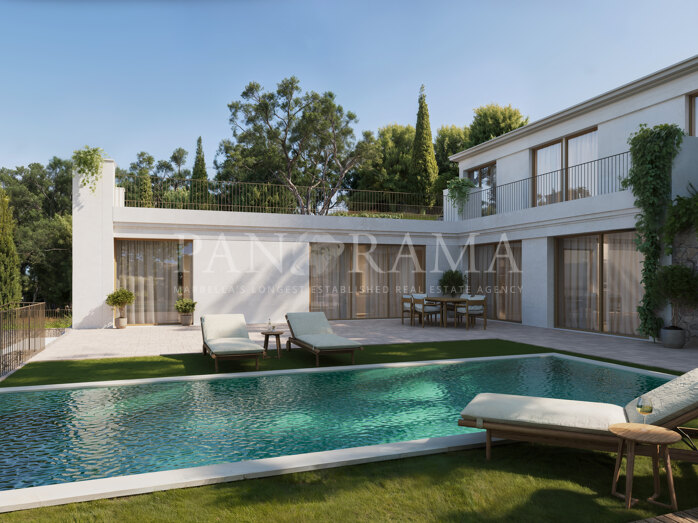 Villa méditerranéenne contemporaine neuve de 4 chambres à Elviria Hills