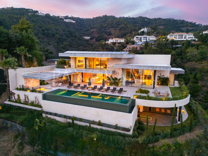 New-build architectural masterpiece for sale in El Madroñal, Benahavís