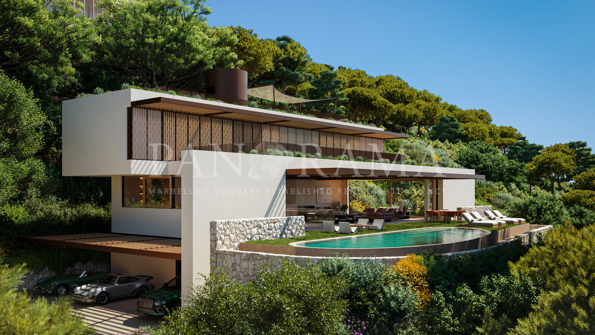 Villa Jacaranda, une luxueuse villa contemporaine clé en main à El Madroñal