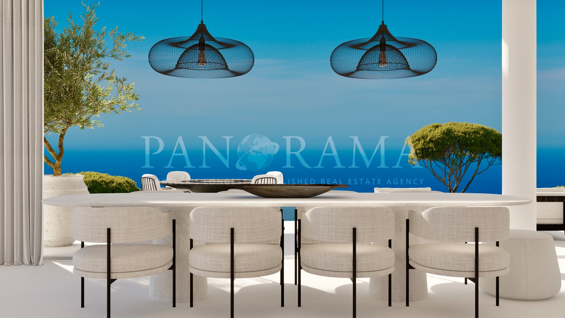 Villa Aurion a modern new villa with amazing views to the sea in Real de La Quinta