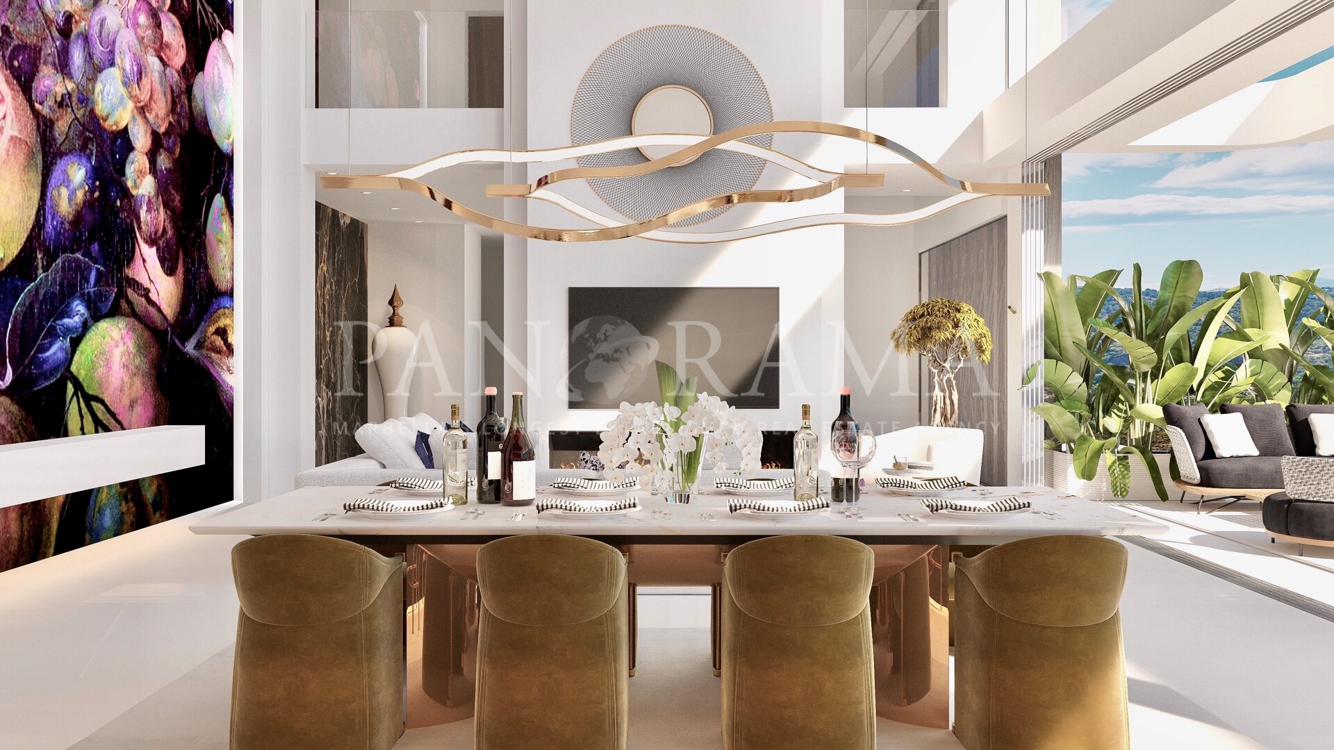 Villa Sienna a modern property with exceptional views to the sea in Real de la Quinta