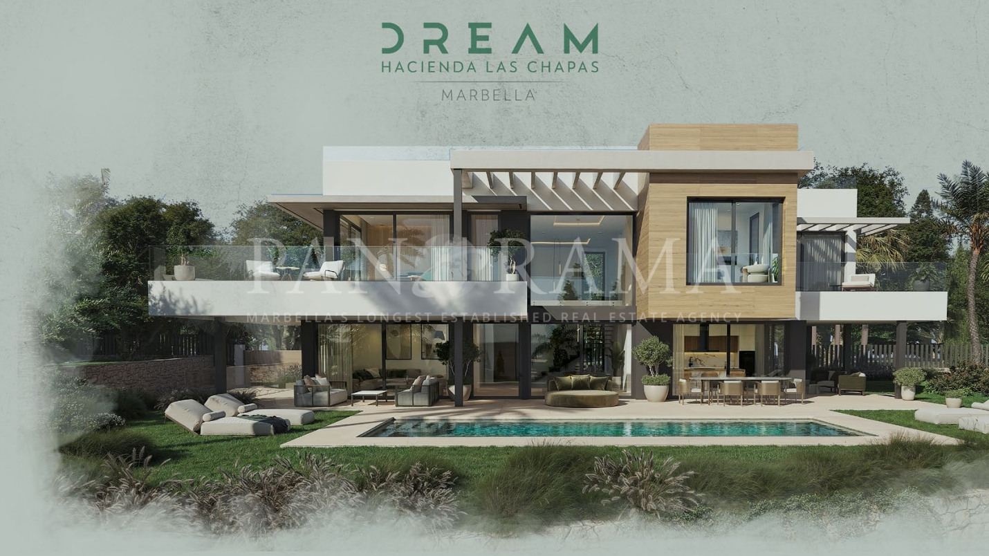 Villa contemporaine avec de belles vues et d’exceptionnels espaces de vie extérieurs à DREAM, Marbella Est
