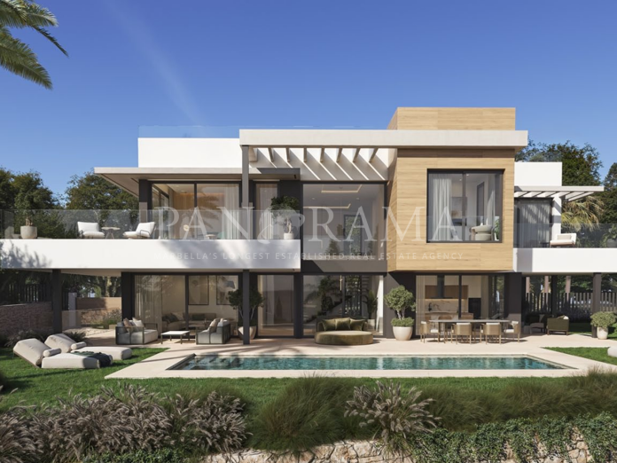 Eigentijdse villa met prachtig uitzicht en uitzonderlijke buitenleefruimtes in DREAM, Marbella-Oost