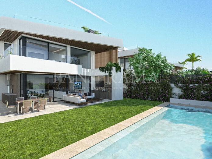 Brand-new beachside villa in a gated community between Puerto Banús and San Pedro Beach