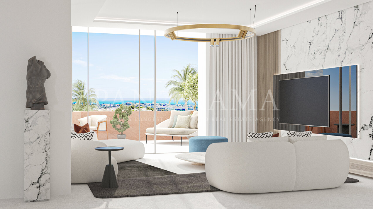 Neues Duplex-Penthouse in der renommierten Anlage Les Belvederes in Nueva Andalucía