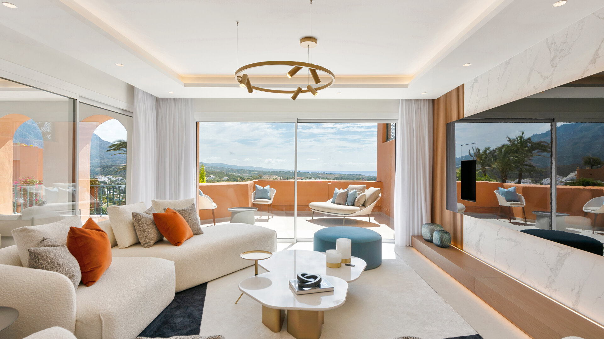 Nieuw duplex penthouse gelegen in het prestigieuze complex van Les Belvederes in Nueva Andalucía