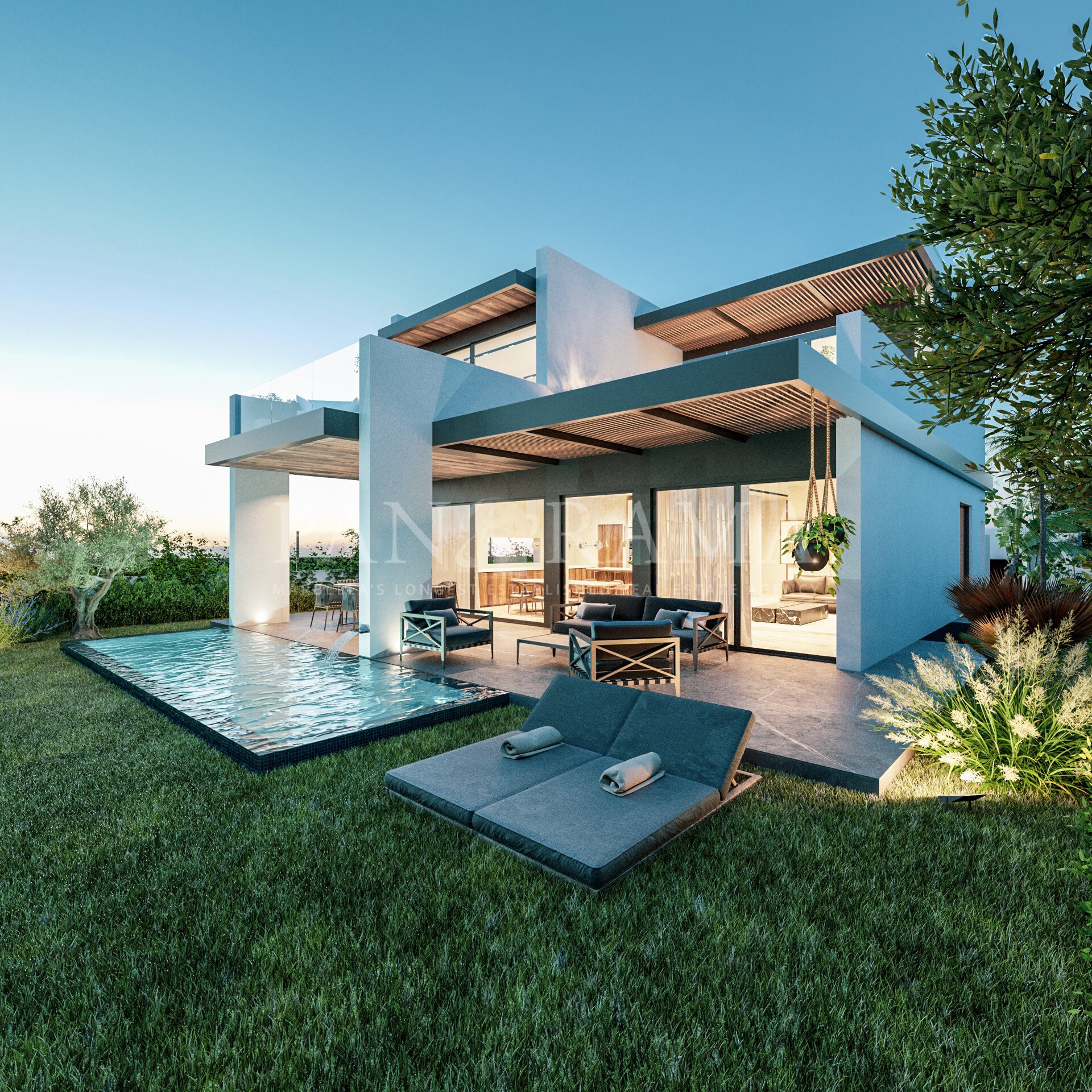 8 Exclusieve eigentijdse villa's in het hart van de Golfdriehoek (Campanario-Paraiso-Atalaya Golf)