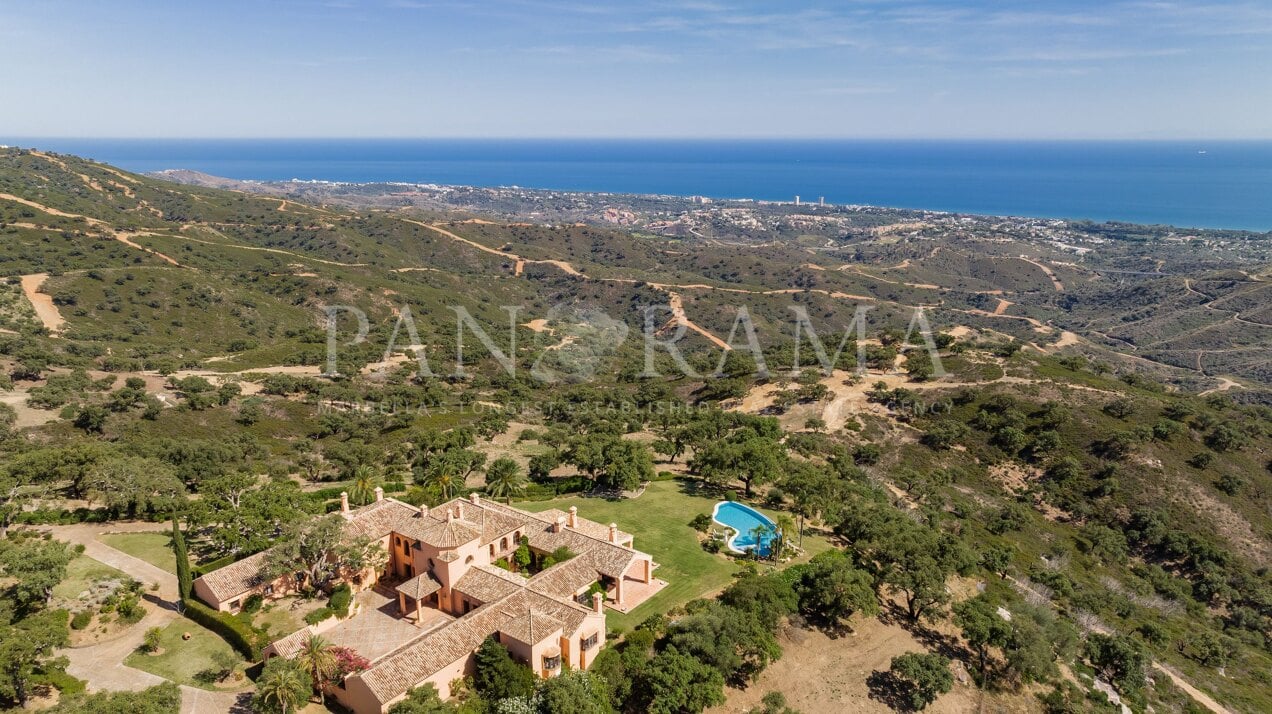 Exquisite classical residence nestled on a picturesque hillside in La Mairena