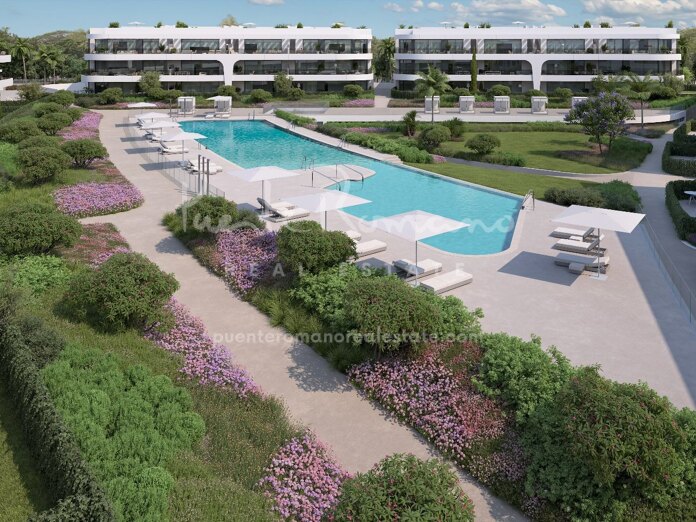 Modern beautiful ground floor apartment in a new project in Atalaya