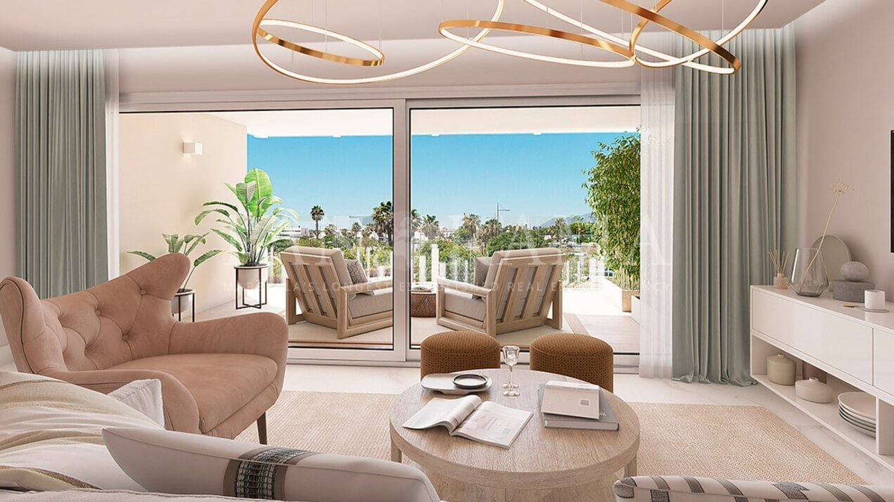 Ein neues Penthouse in Gehweite zur Promenade in San Pedro