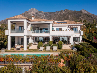 Villa mit offenem Meerblick in Sierra Blanca