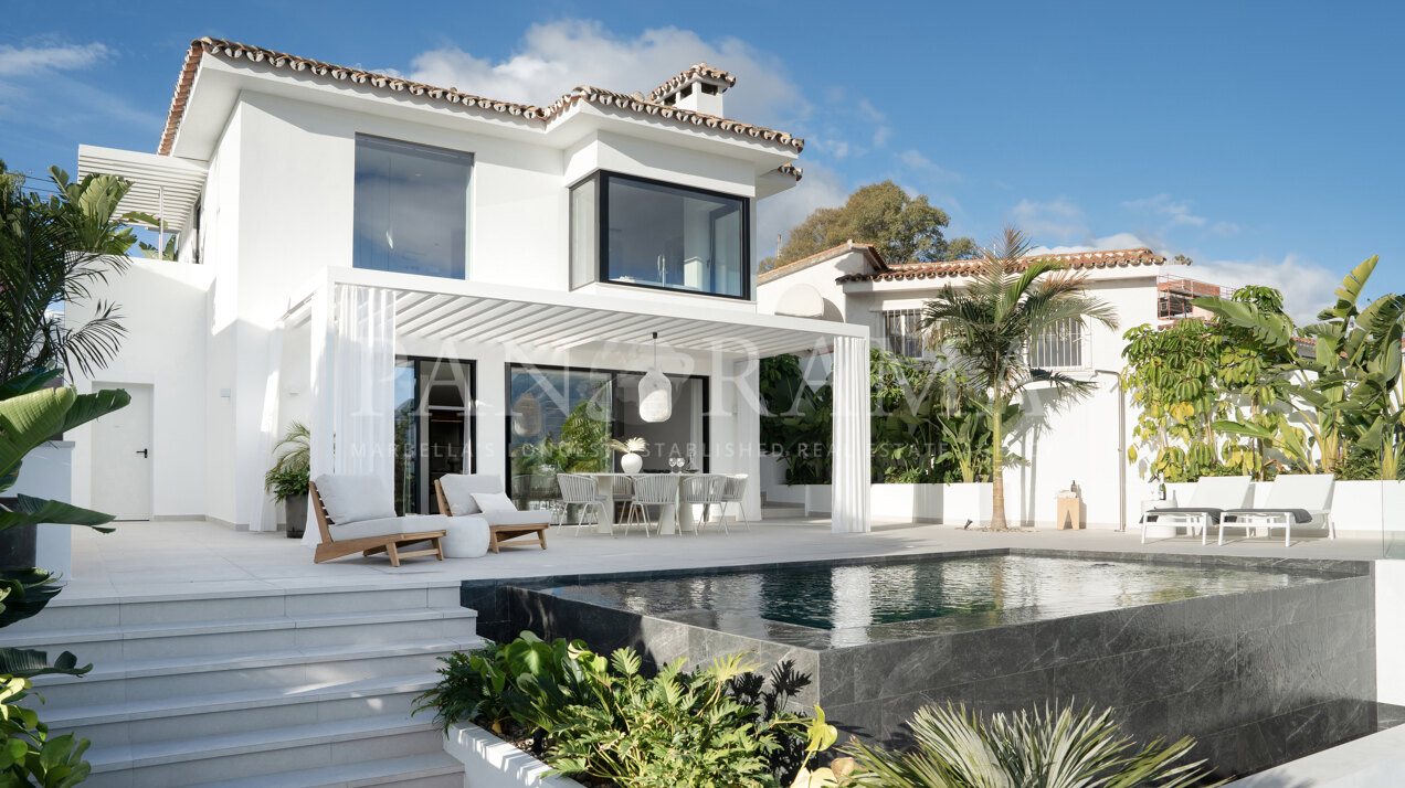 Villa de estilo escandinavo a poca distancia de Puerto Banús