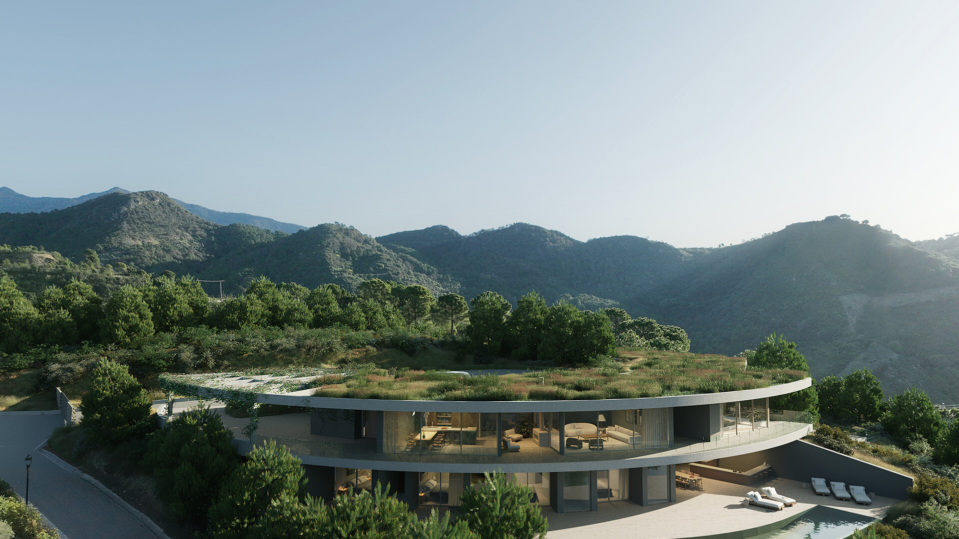 Prachtige villa met panoramisch uitzicht in Monte Mayor Valley