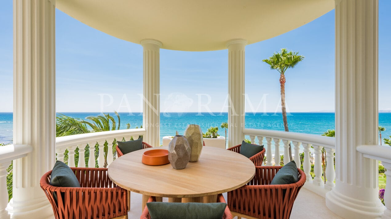 Appartement aan het strand met ononderbroken panoramisch uitzicht in Las Dunas Park