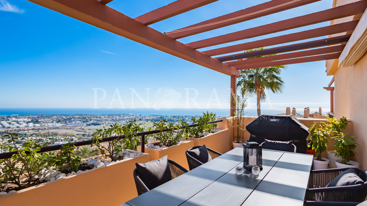 Penthouse mit Panoramablick auf das Meer in Hacienda de Señorio de Cifuentes