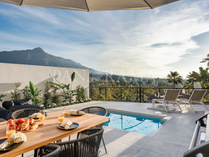 Appartement luxueux avec piscine privée et jardin à Palacetes Los Belvederes