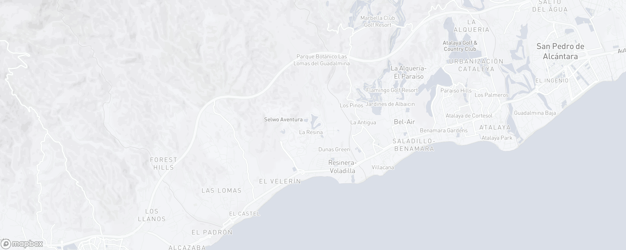 Mapa de ubicación de la propiedad, La Resina Golf, Estepona Este