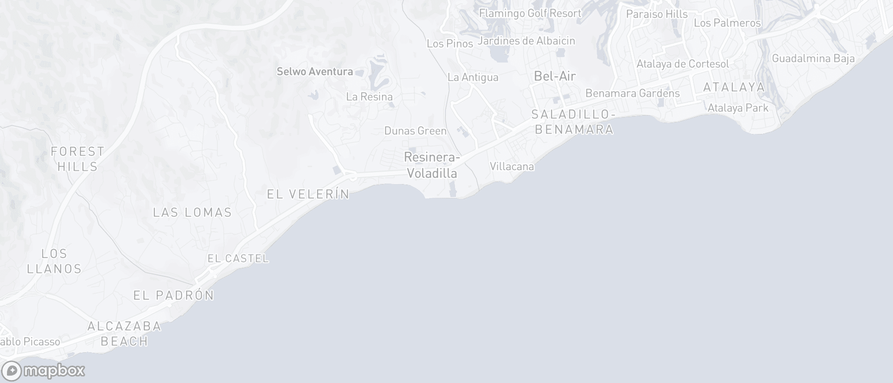 Property Location Map, Menara Beach, Estepona East