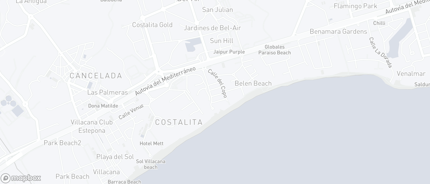 Lageplan der Immobilie, El Saladillo, Estepona Ost