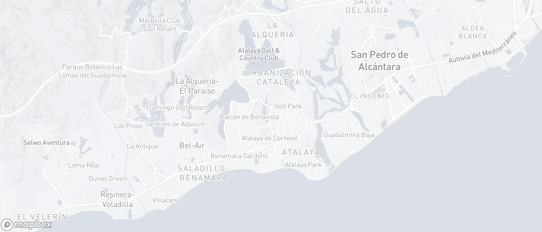 Property Location Map, El Campanario, Estepona East